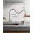 Kitchen Faucet with Pull Down Sprayer, Stainless Steel Kitchen Faucet, Utility Single Handle Spring Sink Faucets 1 or 3 Hole, Kitchen Faucets for Farmhouse Camper Laundry Rv Bar-60067807