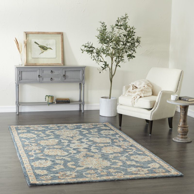 Marvell Wool Oriental Indoor Rug, Rectangle 6' x 9'