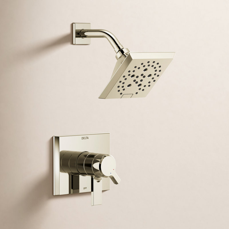 Robinet de douche Pivocal® avec technologie H2Okinetic®, Nickel poli