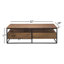 Paulette Solid Wood Frame Coffee Table with Storage