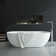 69'' x 29'' Freestanding Soaking Solid Surface Bathtub