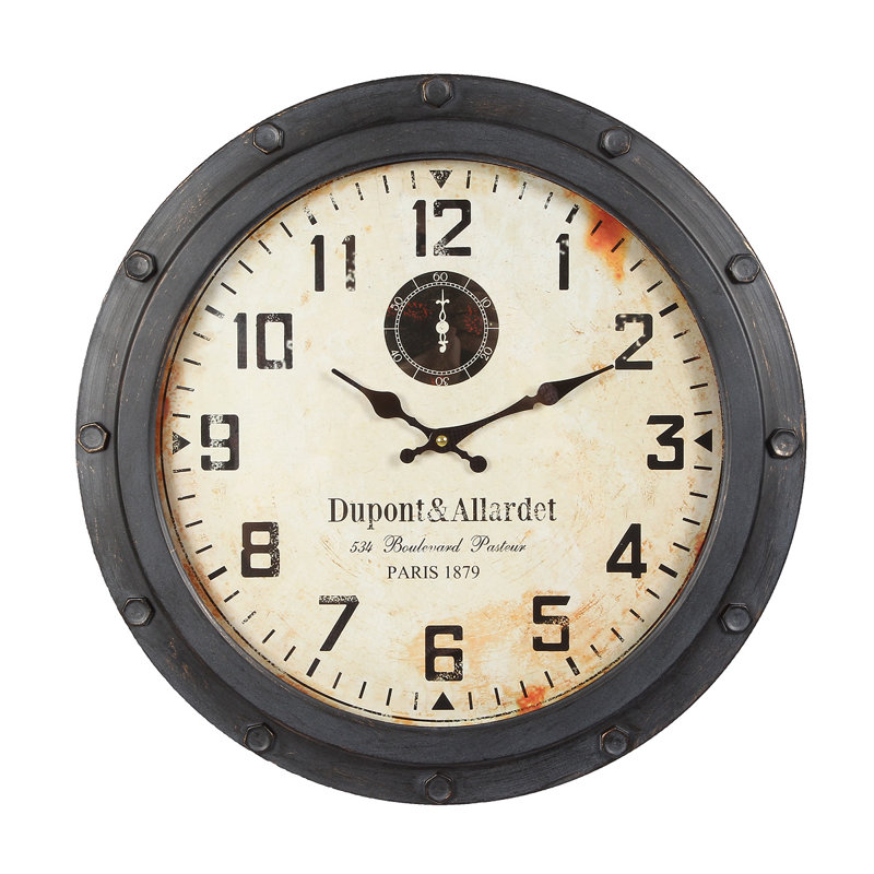 Sizemore Metal Wall Clock