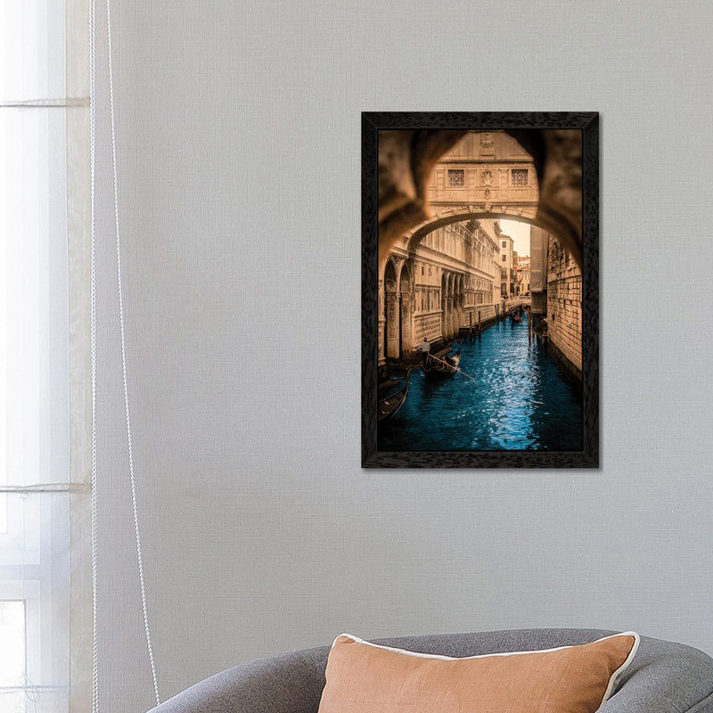 Enzo Romano - Print on Canvas, Black Floater Framed, 101.6 cm H x 66.04 cm W