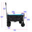 Mini chariot de plage pliable