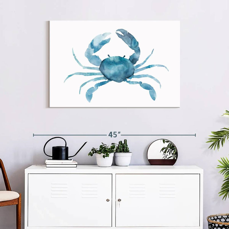 Brampt Marine Blue Crab, 24" H x 36" W