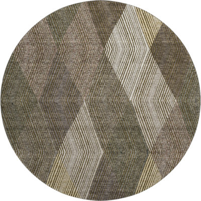 Premium Machine Washable Prisco Brown Rug