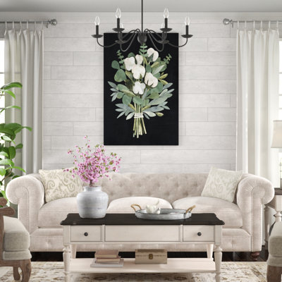 «Cut Paper Bouquet I» par Victoria Borges - reproduction d'art sur toile