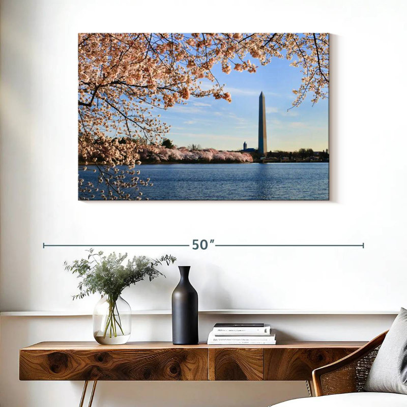 Lilie Cherry Trees In Washington, 26" H x 39" W
