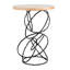 Olympus Solid Wood Top Accent Table-924003105-924003096