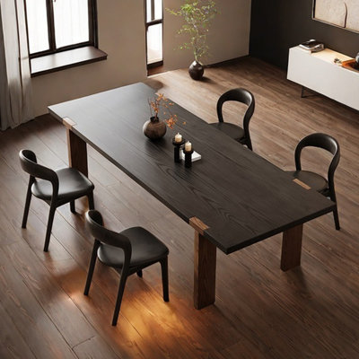 Table de salle à manger en bois de frêne