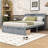 Full Size Platform Bed with Spacious Under-Bed Storage Drawers-366052871