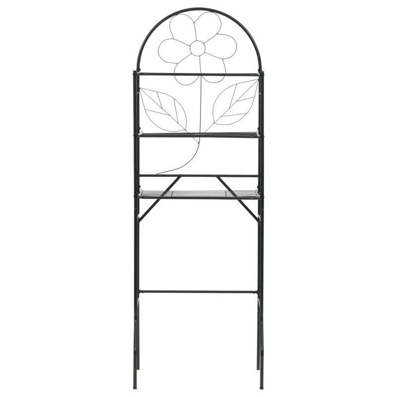 Mangrum Metal Over The Toilet Storage, Black