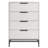 Campana 4-drawer Bedroom Chest White