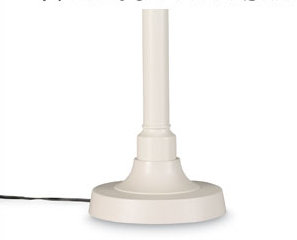 Lucio 60'' Traditional Floor Lamp, White, Natural Linen