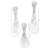 Marble Resin Candle Holders - Pack Of 18 Black Decorative Taper Candlesticks For Home Decor, Elegant Dining Table Centerpieces, Stylish Interior Accents, And Exclusive Event Illumination-1622473941-1622473939