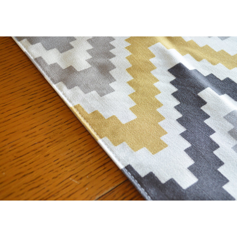 Garnette Polyester Chevron Rectangle Placemat