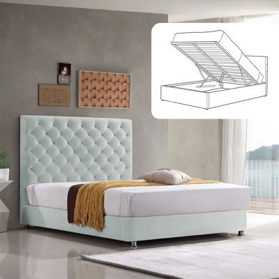 Adriella Upholstered Ottoman Storage Bed