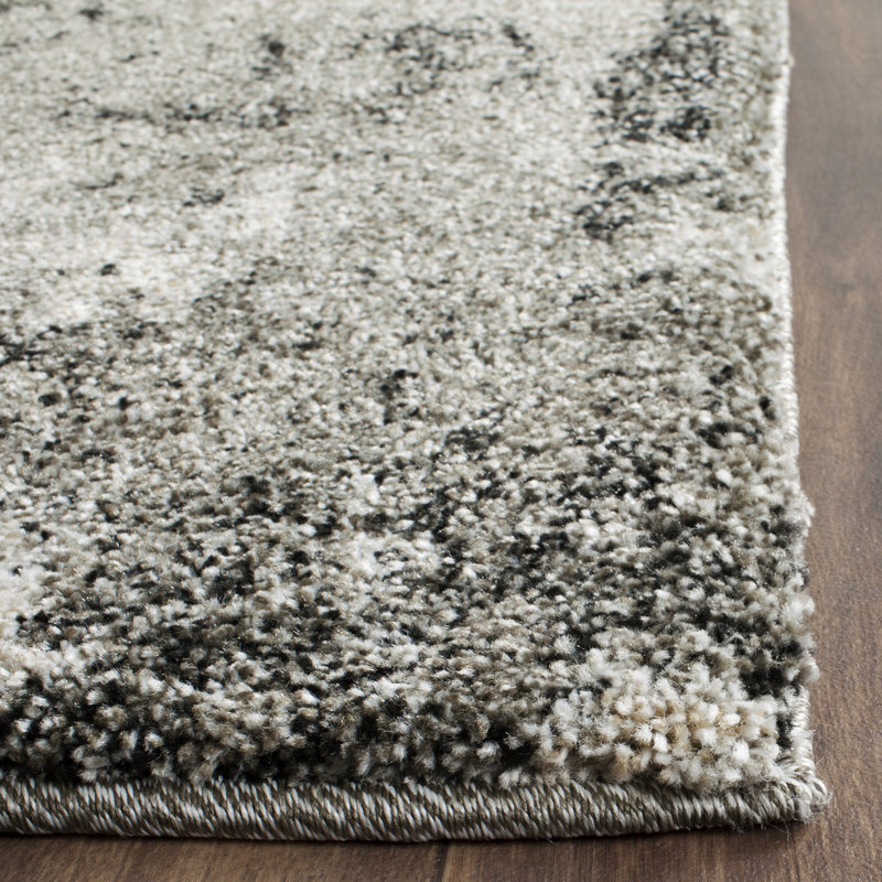 Arlinda Retro Performance Abstract Rug, Rectangle 2'6" x 4'