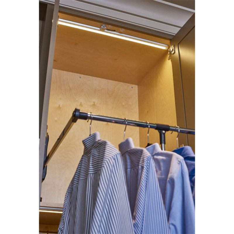 Rev-A-Shelf Adjustable Pull Down Closet Rod Organizer for Custom Closet Storage Systems,  34.75" H x 26" W x  4" D