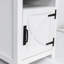Table de chevet Farmhouse avec armoire et compartiment ouvert-20211274