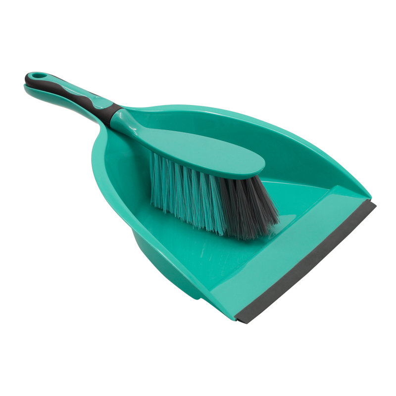 Cynne Dustpan And Brush, Turquoise