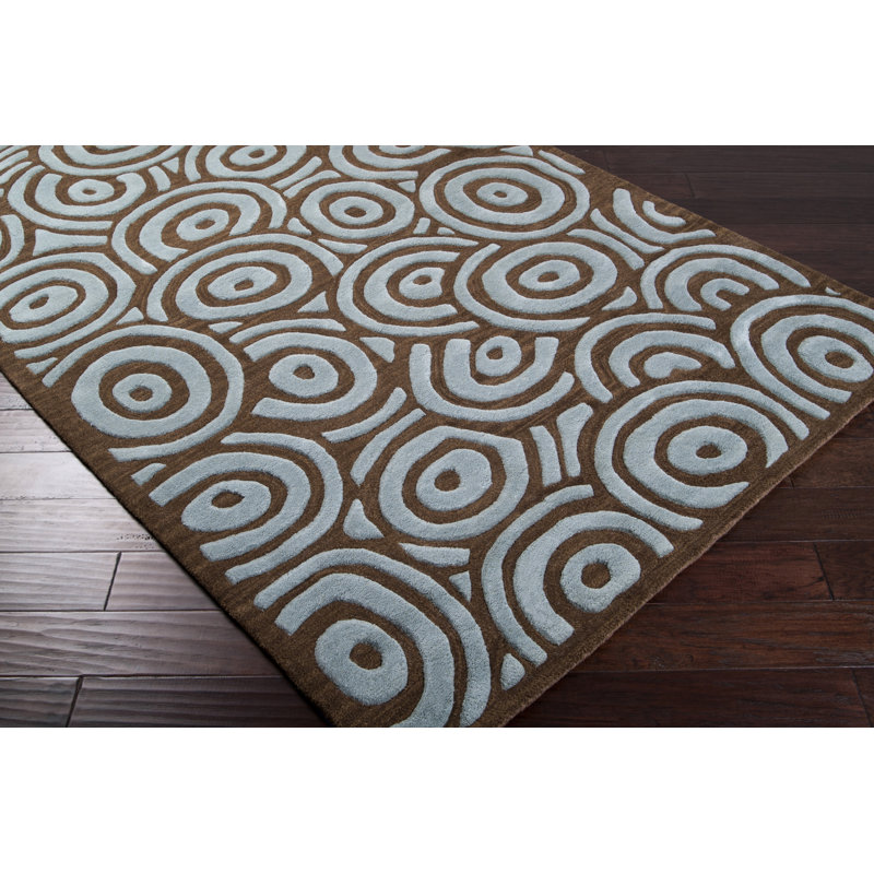 Aro Wool Geometric Indoor Rug, Rectangle 9' x 13'