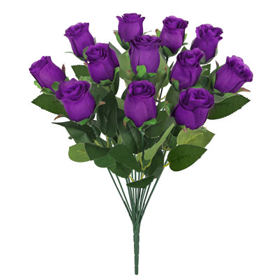 Artificial Rose Bud Flower Bush