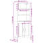 Mellitz 69.5cm Sideboard-1360409077