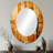 Bronze Brilliance Symetry II - Brown Oval Wall Mirror Decor-1358027926