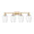 Eldon - 4 Light 36" Flute Shade Bath Vanity Light-1363214743-1363214748-1353138007