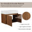 Meuble-lavabo mural simple 30 po avec plateau en résine-717374002