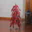 Arbre de Noël artificiel à l'envers 2,5 pi Red Berries - non éclairé