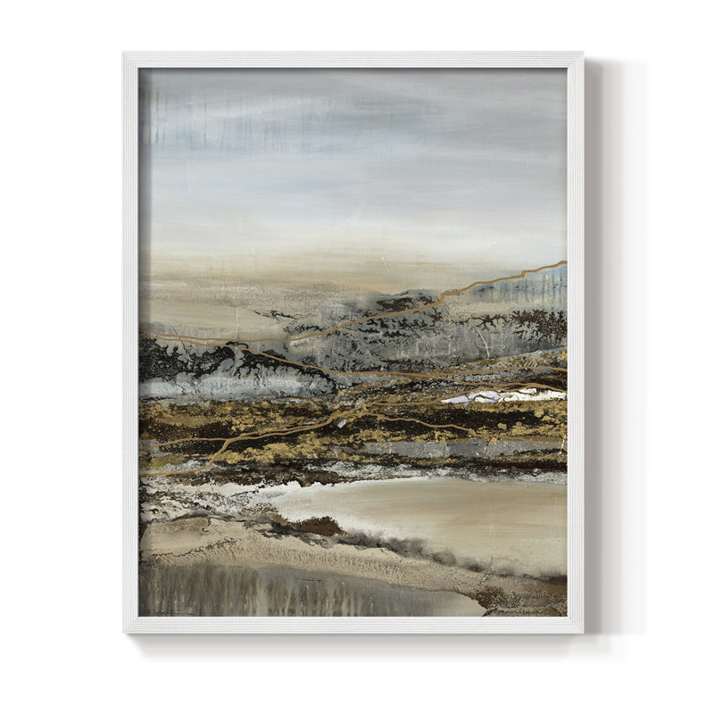 Annuel, impression encadrée en bois massif, Blanc, H 10 po x l 8 po