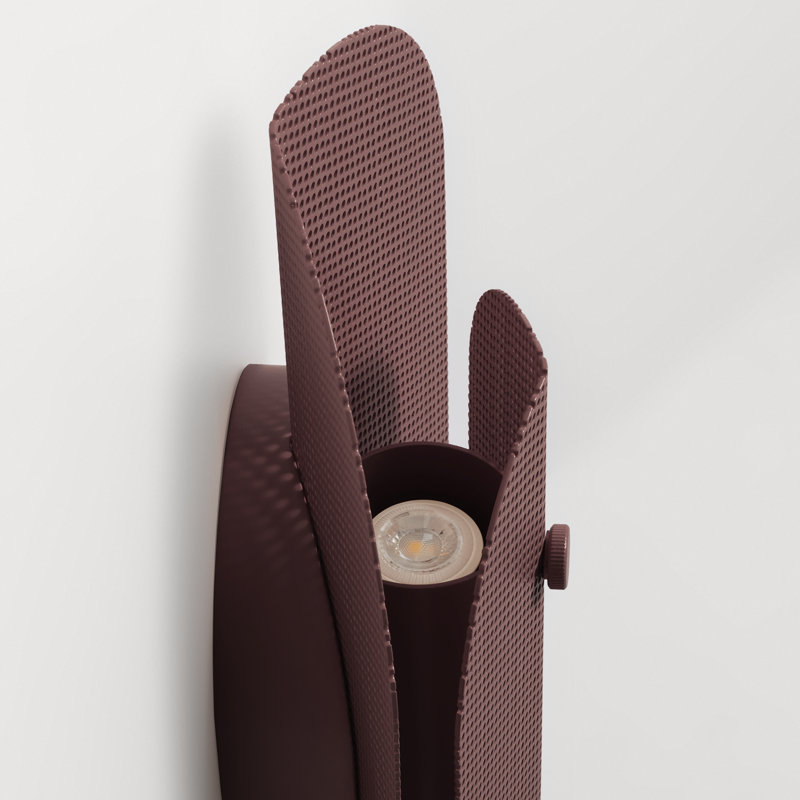 Filter Sconce, Oxblood