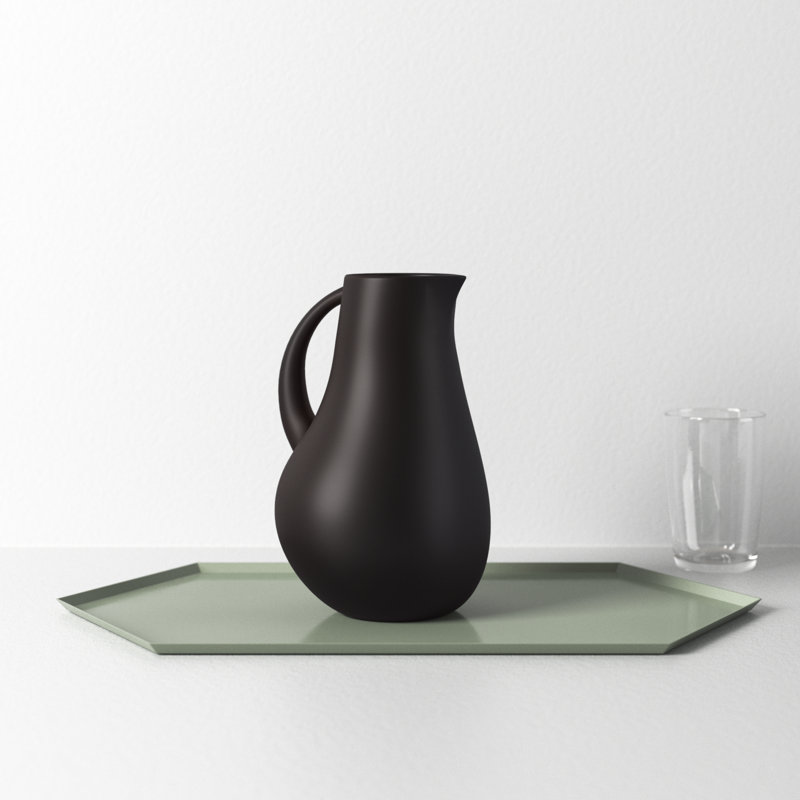 Borgen 72oz. Stoneware Pitcher, Basalt