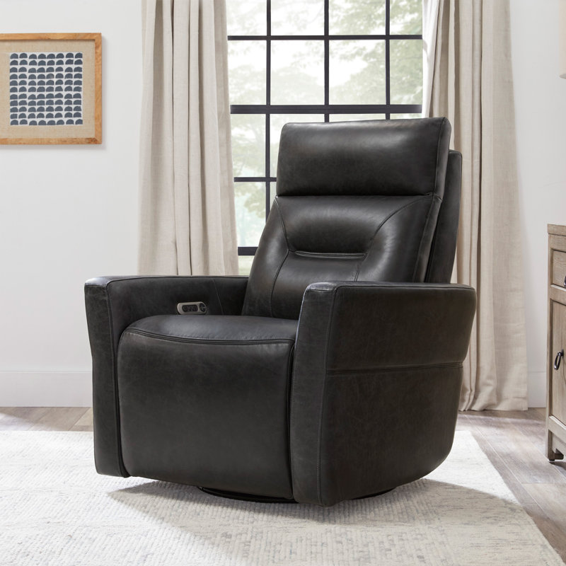 Fauteuil inclinable oscillant électrique Ashley P2, Ardoise rétro