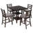 Alizai 4 - Person Solid Wood Top Four Leg Dining Set-653648063