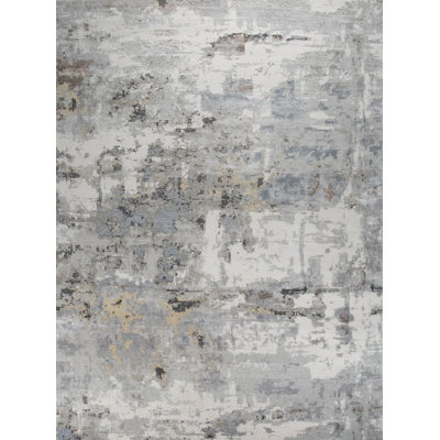 Contemporary, Stuart Street Collection One-of-a-Kind Rectangle 12'1" X 18' Hand Knotted Area Rug