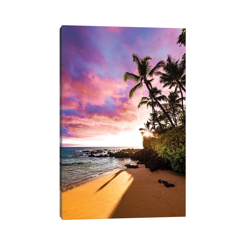 Secret Beach by Lucas Moore - Wrapped Canvas Print, 30.48 cm H x 45.72 cm W