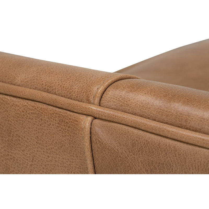 Nugget Leather Thatcher Chair