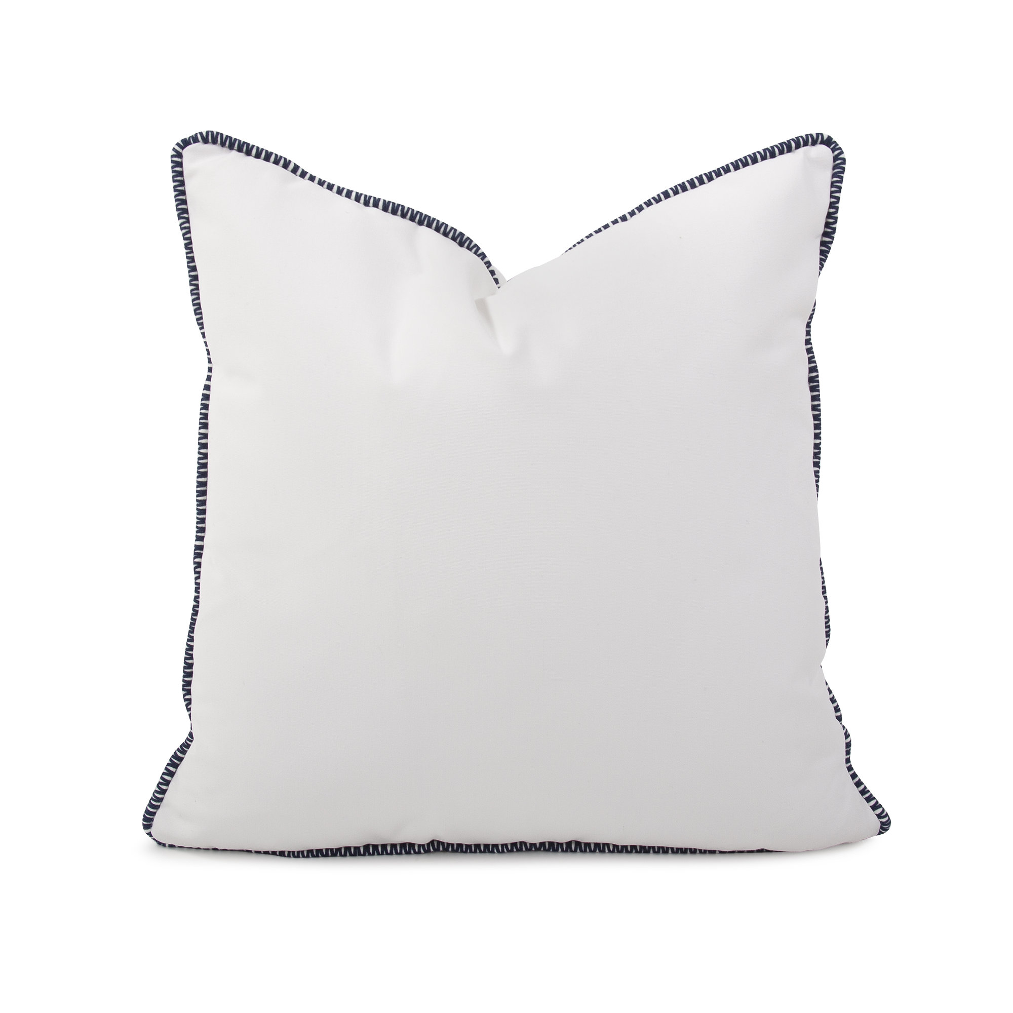 Delijah Sunbrella® Indoor/Outdoor Throw Pillow, 20" x 20", Seascape Natural
