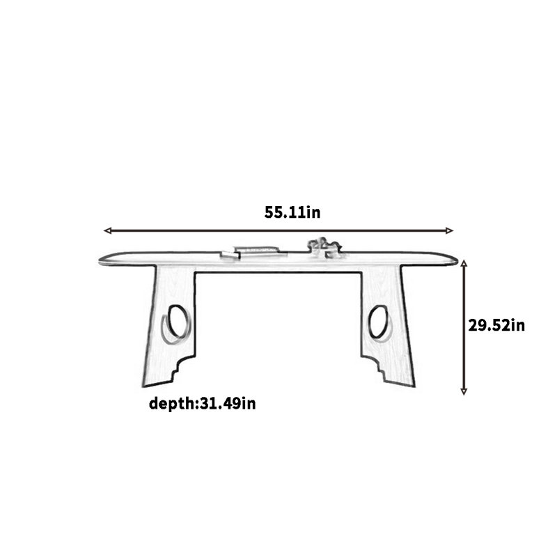 Cambell, H 29,52 po x L 55,11 po x l 31,49 po