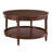 Mayall 30" No Tools Round Coffee Table with Shelf-1614993163