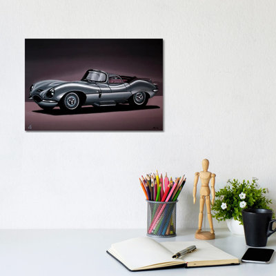 Jaguar XKSS 1957 by Paul Meijering - Painting on Canvas