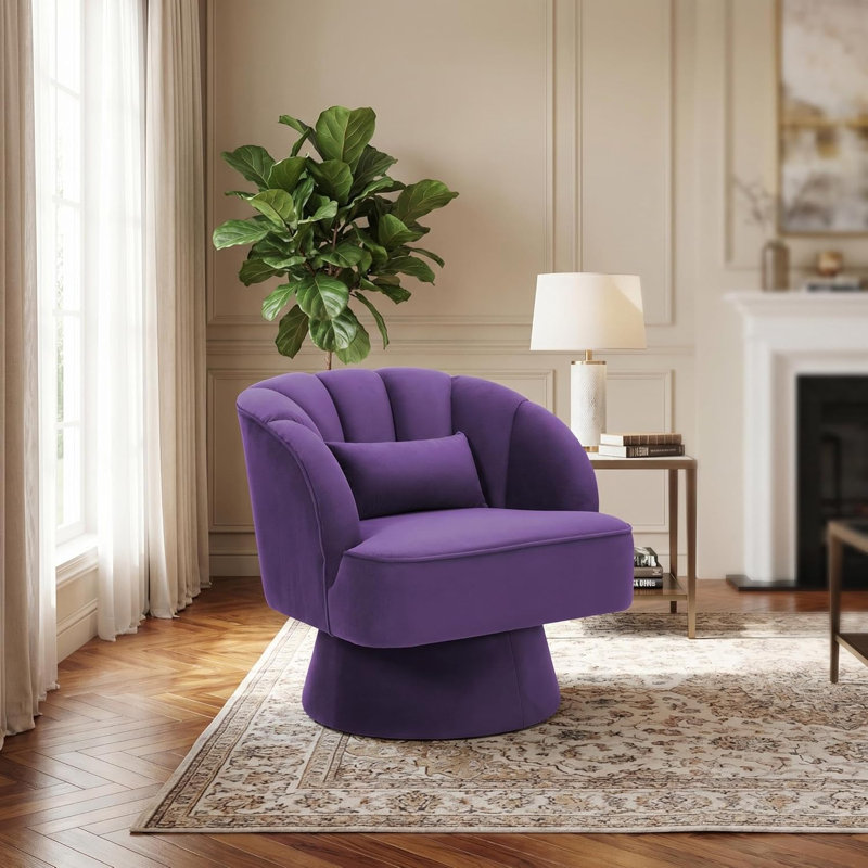 Fauteuil demi-tonneau pivotant Modern