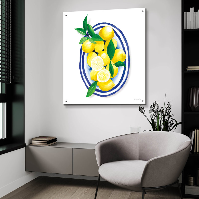 «August Lemons 1» par Augusta Lopez, H 36 po x l 36 po x P 0,2 po