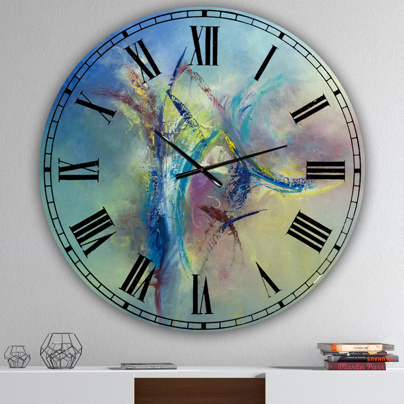 Horloge murale surdimensionnée Focused Intention, Moyen