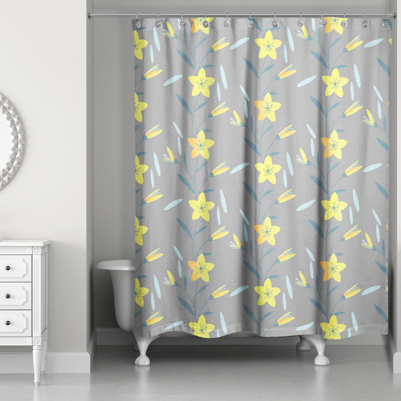 Rideau de douche Roshelle, Gris