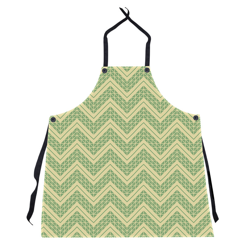 Stephenie Bib Apron, Yellow/Green