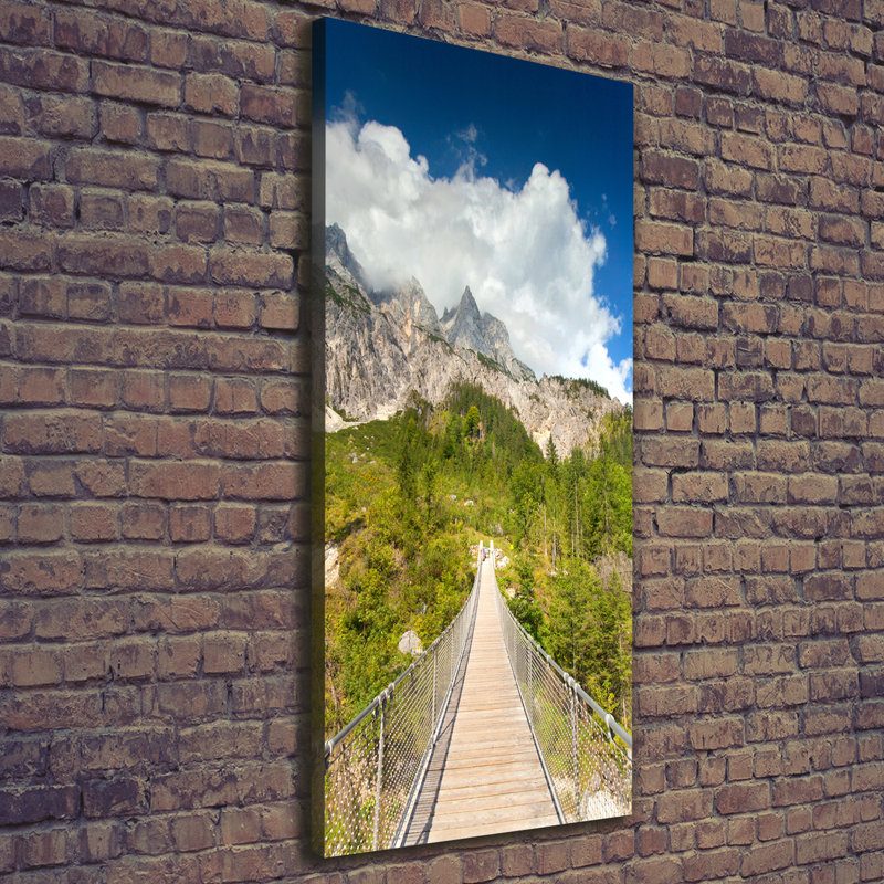 Suspension Bridge - Wrapped Canvas Print